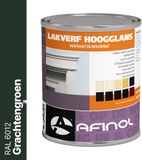 Afinol Hoogglans Lakverf Grachtengroen (RAL 6012) 750 ml