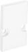Barthelme 62399110_9010 BARdolino Eindkappen-set Aluminium (l x b x h) 3 x 18.4 x 30 mm 2 stuk(s)