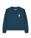 Watapparel Sweatshirt ' Gartenzwerg ' petrol