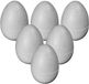 Moebius Creativ Hobby piepschuim vorm ei - 6x - 8 cm - eieren knutsel vormen - paaseieren