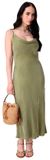 Guess Akilina Mouwloze Midi-jurk Pond Cypress S Vrouw