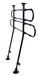 Trixie 1316 auto-rooster, gebogen, breedte: 85-140 cm hoogte: 75-110 cm, zwart