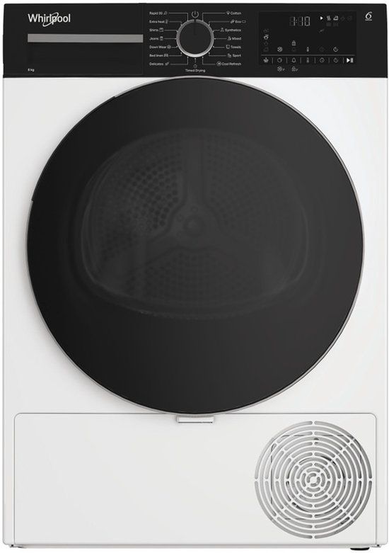 Whirlpool WPS D8 WBS EE Warmtepompdroger 8 kg Wit