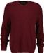 Gant Trui met ronde hals Wool Blend Mouline Rood L