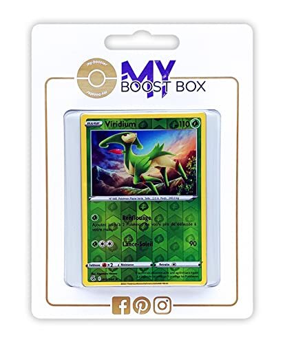 my-booster Viridium (Virizion) 15/264 Holo Reverse - Myboost X Epée et Bouclier 8 - Poing de Fusion - Doos met 10 Franse Pokemon kaarten