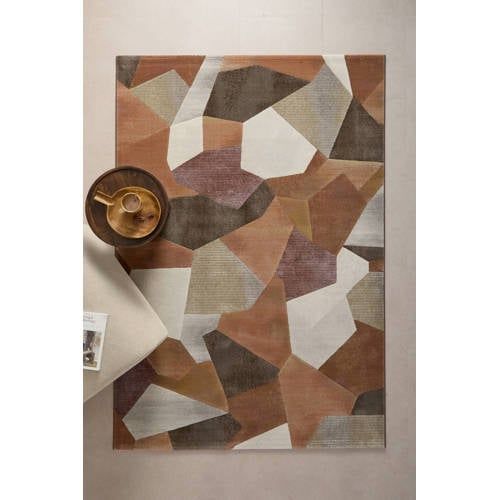Studio LIVIT vloerkleed terra/créme (230x160 cm)