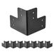 VEVOR Équerre d'établi 165x165x165 mm, Lot de 8