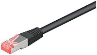 Goobay 68695 CAT 6 patchkabel, S/FTP (PiMF), zwart