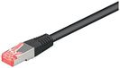 Goobay 68695 CAT 6 patchkabel, S/FTP (PiMF), zwart