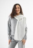 Codello Omslagdoek Vrouwen Effen Polyacryl Wol weiß 30x190 cm
