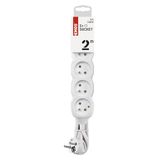 Emos 1902050200 Basis Wit 5 AC-uitgang(en) 2 m 250 V 10 A
