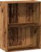 vidaXL Boekenkast 60x30x77 cm bewerkt hout oud houtkleurig