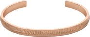 Fossil Roestvrij stalen damesarmband met open manchet