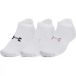 Under Armour Essential No Show Sokken 3 Paren Wit EU 47 1/2-50 1/2 Man