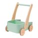 Playwood Houten duwwagen groen