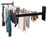 Paroi de séchage - 3 lignes - Acier avec revêtement époxy - Pour extérieur - Noir