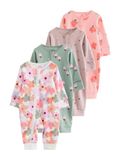 Next - Meisjes - Set van 4 babypyjama's - Bruin