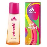 Adidas Get Ready. Eau de Toilette Fruitig-bloemige damesparfum met tropische geur – geeft een sportieve, vrouwelijke aura – 1 x 50 ml