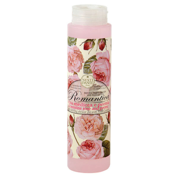 Nesti Dante Romantica: Florentijnse rozen Pioenroos showergel 300 ml