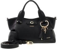 GUESS Suzy Mini 3 Compartment Satchel Handtas Zwart
