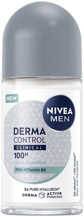 NIVEA MEN Derma Control Clinical Ultra Comfort Roll-On Deodorant 50 ml