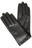 ICHI IAMELODI GLOVE - Dames - Leren Handschoenen - Zwart