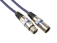 HQ-Power DMX-kabel, 1 x XLR mannelijk, 1 x XLR vrouwelijk, 10 m
