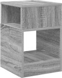 vidaXL Bijzettafel Grijs Sonoma 30,5 x 30 x 45 cm Bewerkt Hout