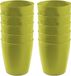 Hega Hogar gobelets à limonade - 10x pièces - 300 ml - plastique - vert