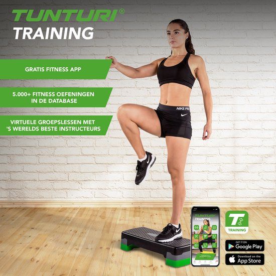 Tunturi Aerobic Step Easy - Black - Adjustable
