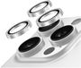 AVY Apple iPhone 12 Pro Max Camera Lens Protector Rings Diamant Zilver
