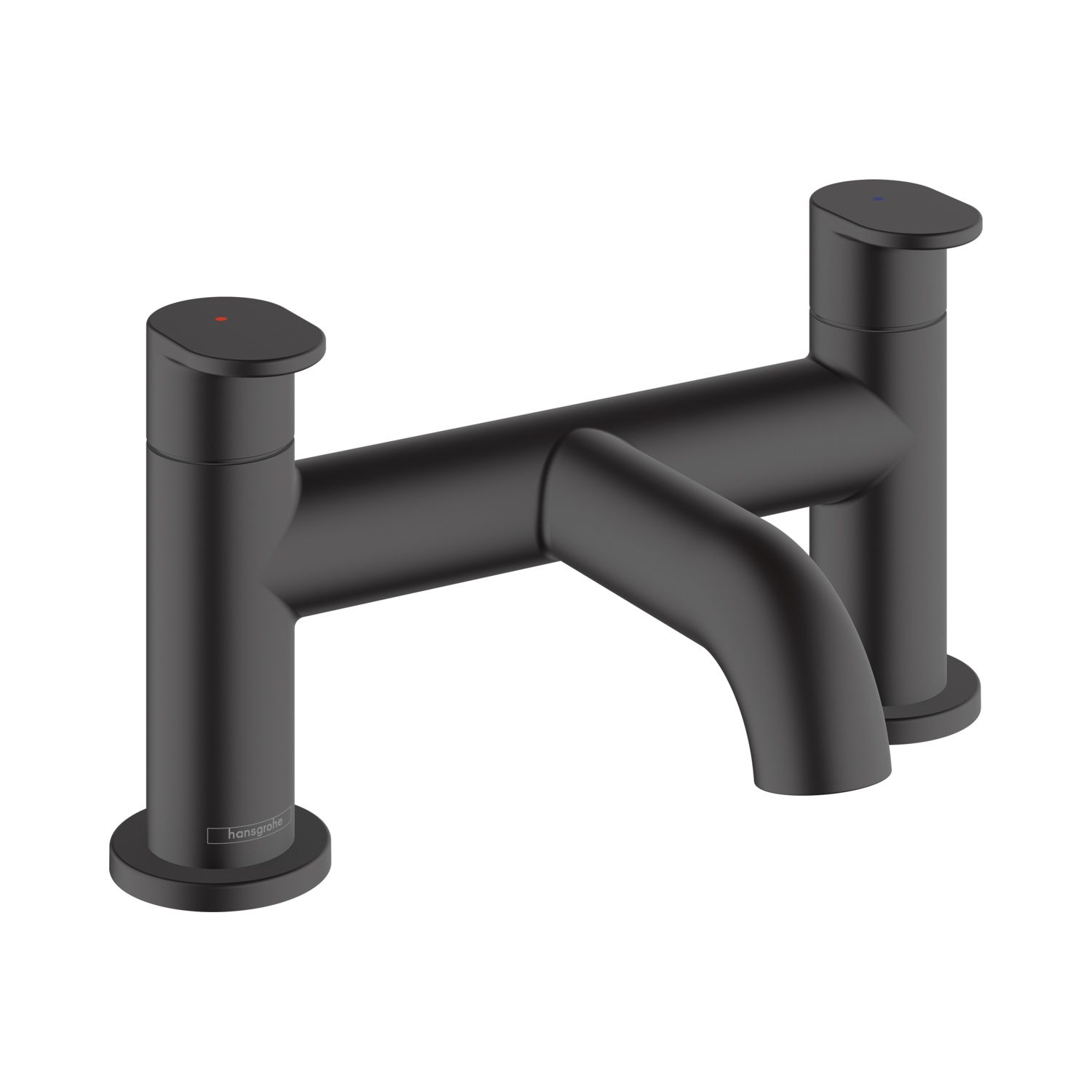 Hansgrohe Vernis Blend 2-gats Badrandkraan - Mat Zwart