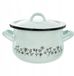 Orion Emmer casserole émaillée verte avec couvercle, 16 cm, 2,3 l