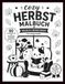 Cozy Herbst Malbuch & Malbuch Monochrom für Erwachsene