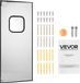 VEVOR RVS Draaideur Enkel Paneel met Beslag en Accessoires 917x78x2133mm
