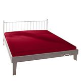 Bassetti Hoeslaken Uni RB/878 Rosso Siena katoen/elastaan, afmetingen: 140 cm x 200 cm, 160 cm x 220 cm