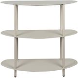 Leitmotiv Side table Riqueza - Warmgrijs - 90x28x82cm