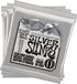 Ernie Ball 3818 Silver Slinky John Mayer Collectors Tin Elektrische Snaren (10.5-47) 3-Pack