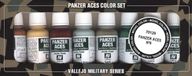 Vallejo Model Color Panzer Aces No.6 Acryl Paint Set - Verschillende kleuren (Pack van 8), 17 ml