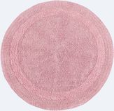 Homescapes Ronde Badmat Roze 80 cm Katoen