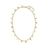 PURELEI Halsketting Boho Goud Roestvrij staal met Parel hanger