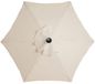 SnelShoppen Parasol de remplacement 2,7m/3m Beige Polyester