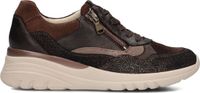 Waldläufer H Carla Sneakers - Leer - Dames - Bruin - Maat 39