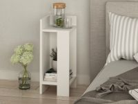 Table de chevet ELOSO gauche blanc