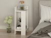 Table de chevet ELOSO gauche blanc