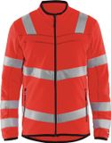 Blåkläder 4941-1010 Microfleecevest High Vis Fluor Rood maat M