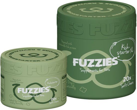 Fuzzies Kickstarter XL >20 kg 20 stuks - 80 gram - Hond