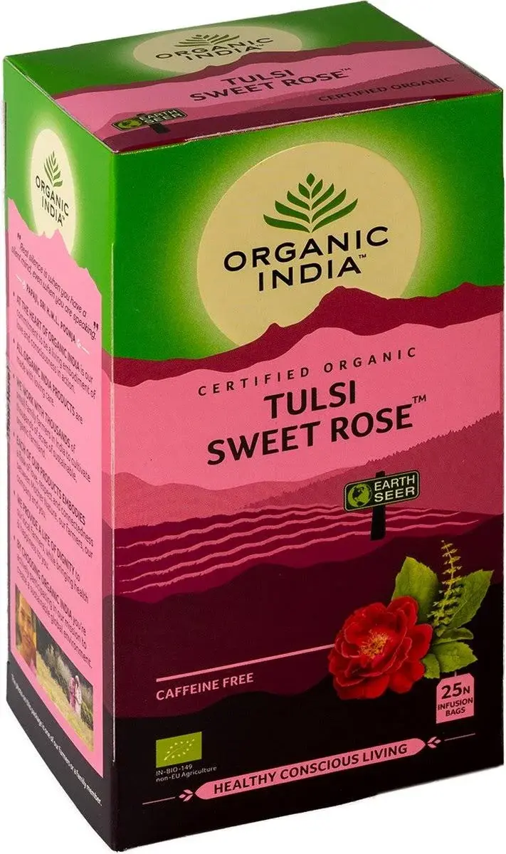 Organic India Tulsi Sweet Rose Thee bio
