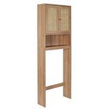 HOME DECO FACTORY HD0228 Bali WC-kast Natural Crush Collectie 60 x 166 x 20 cm Bruin