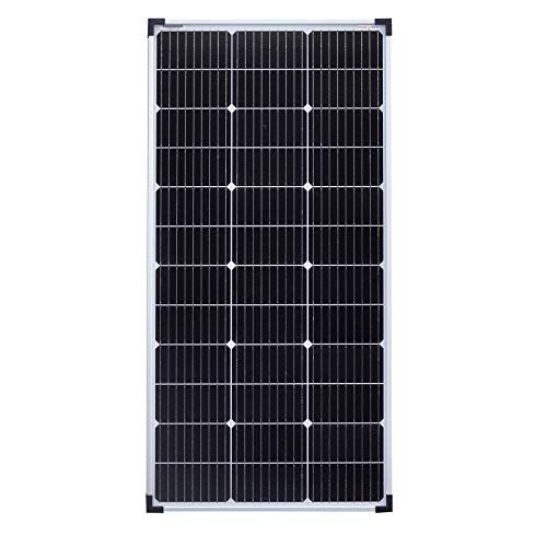 EnjoySolar PERC Mono Zonnepaneel - 100 W - 12 V - Zonnepaneel voor Camper, Tuinhuisjes, Boot